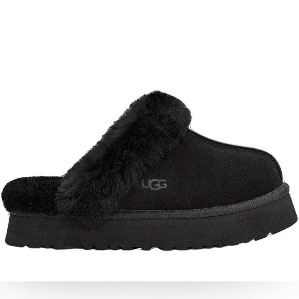 Black Platform Ugg Slippers